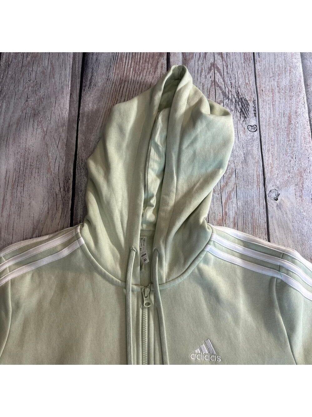 Adidas mint small zip up track hoodie - Picture 5 of 6
